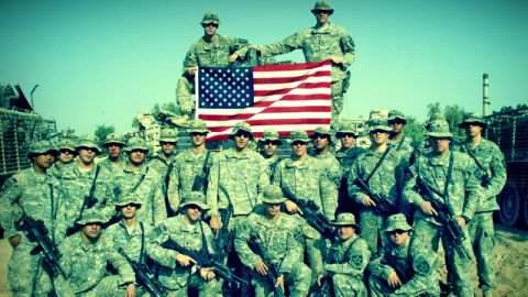 US army, American flag