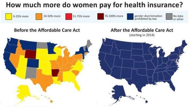 Fuse-Washington Gender Health Care Cost Disparities Map