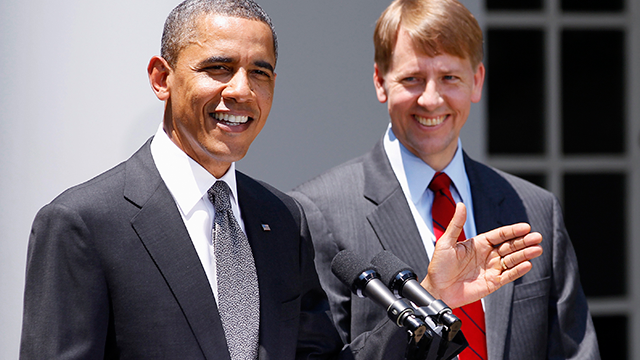 Barack Obama, Richard Cordray