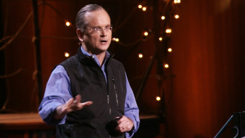 Lawrence Lessig delivers a TED talk: "We the People, and the Republic we must reclaim"