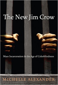 Cover jacket of 'The New Jim Crow' by Michelle Alexander