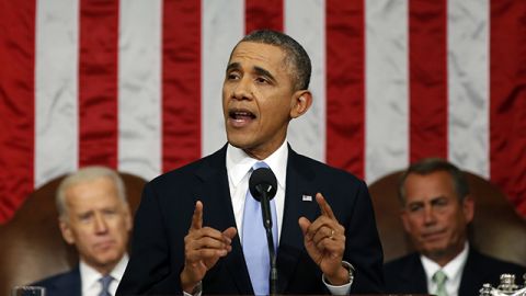 Barack Obama, Joe Biden, John Boehner, SOTU 2014