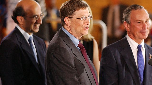 Bill Gates, Michael Bloomberg