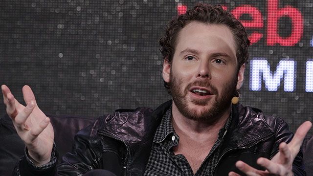 Sean Parker, co-founder of Napster, speaks at the Web. 2.0 Conference in San Francisco, Monday, October 17, 2011. (AP Photo/Paul Sakuma)