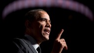 President Barack Obama speaks at Al Sharpton's National Action Network conference in New York, Friday, April 11, 2014. (AP Photo/Carolyn Kaster)