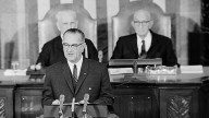 Lyndon Johnson in his State of the Union message on Jan. 8, 1964.