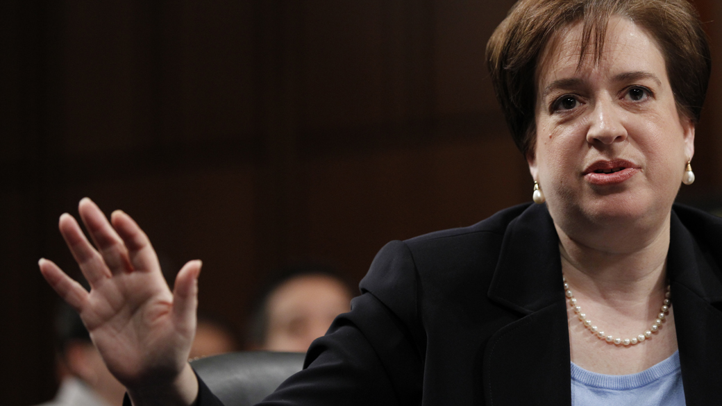 Supreme Court Justice (at the time, nominee) Elena Kagan testifies on Capitol Hill in Washington, June 30, 2010, before the Senate Judiciary Committee hearing on her nomination. (AP Photo/Alex Brandon)