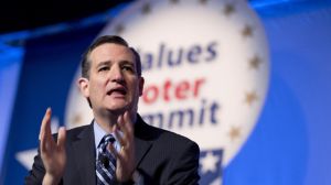 Sen. Ted Cruz, R-Texas speaks at the 2014 Values Voter Summit in Washington, Friday, Sept. 26, 2014. (AP Photo/Manuel Balce Ceneta)