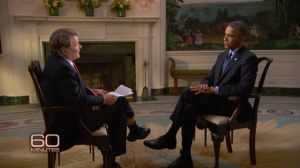 President Obama in 60 Minutes (Photo:Screenshot from 60 Minutes)