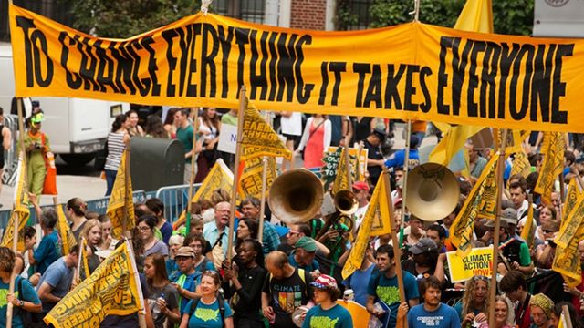 People's Climate March, September 2014 in NYC. (Photo: South Bend Voice/flickr CC 2.0)