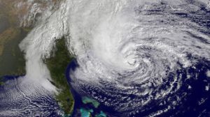 Hurricane Sandy as seen from Earth's orbit. (National Environmental Visualization Laboratory.)