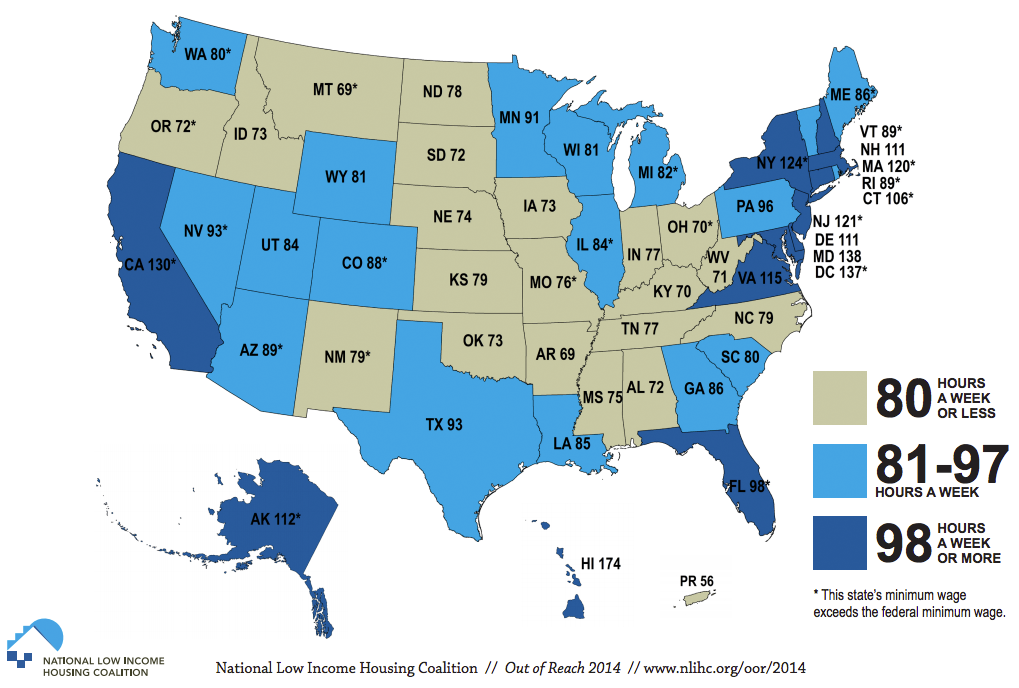 Minimum Wages Are Rising in Most States, But It's Still Not Enough to