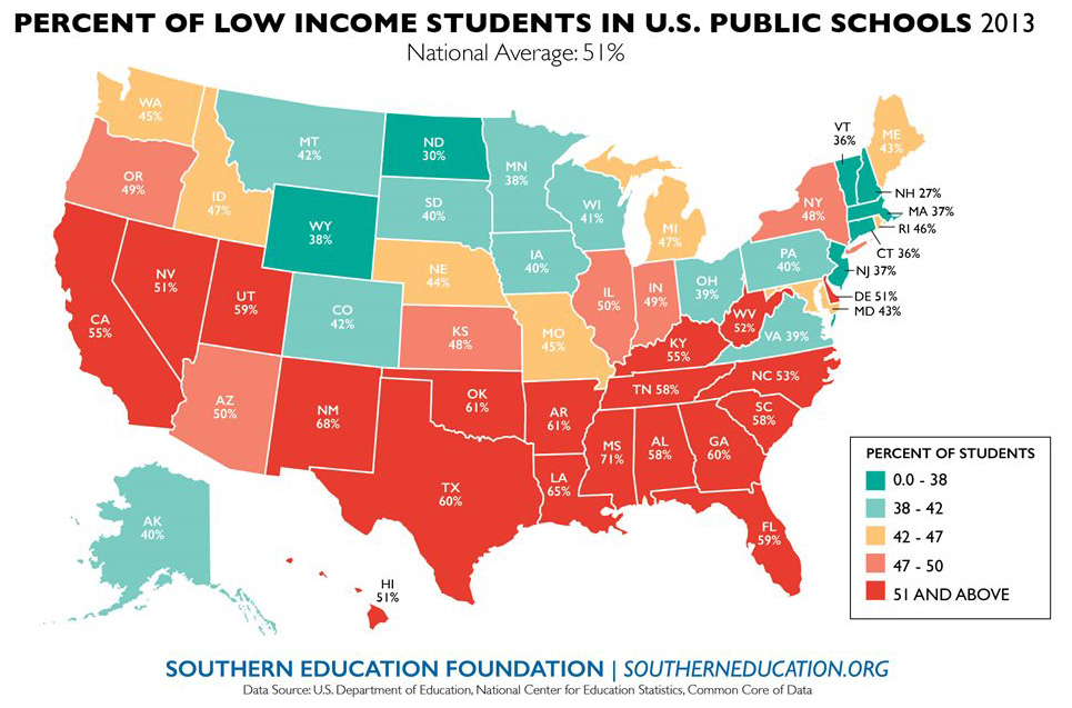 (Map: Southern Education Foundation)