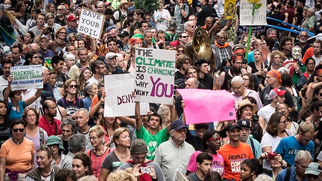 People's Climate March in NYC, September 21, 2014. (Photo: Annette Bernhardt/flickr CC 2.0)