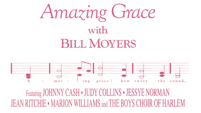 Amazing Grace with Bill Moyers postcard