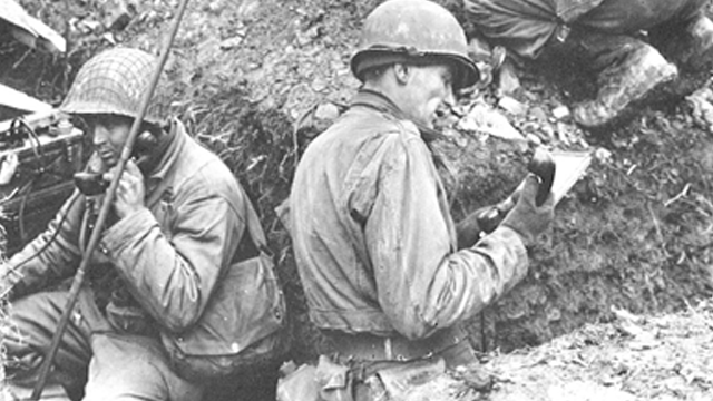 From D-Day to the Rhine postcard