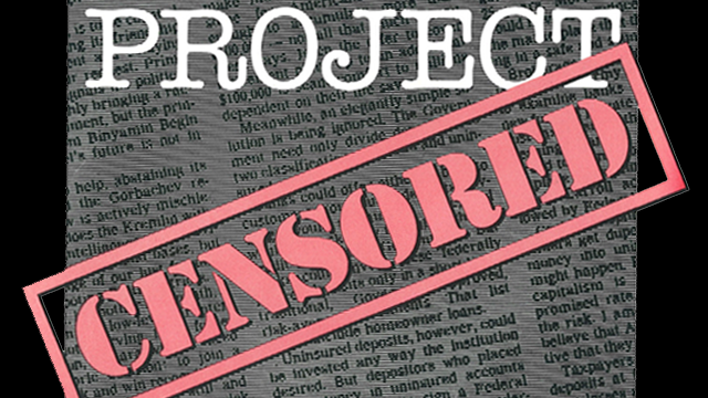 Project Censored postcard