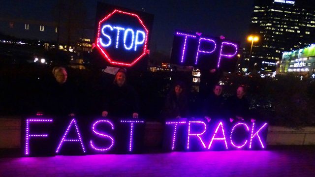 Stop TPP protest