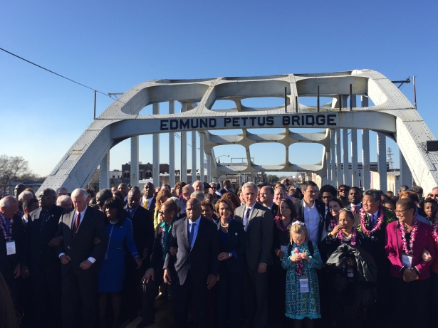 Members of Congress mark the 50th anniversary of Bloody Sunday. (All photos by Ari Berman)