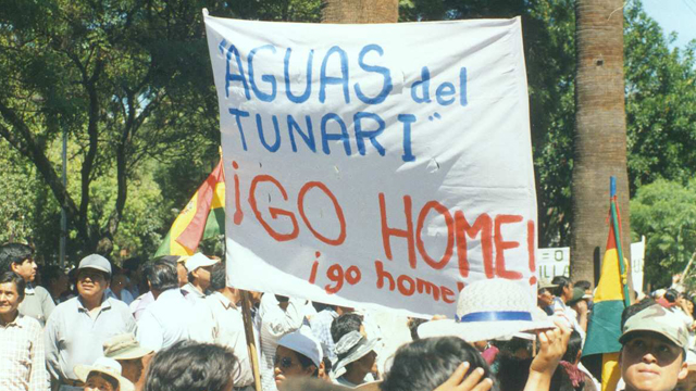 Water Revolt in Bolivia 2000