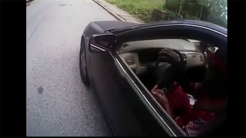Screenshot from Samuel Dubose police officer body cam video