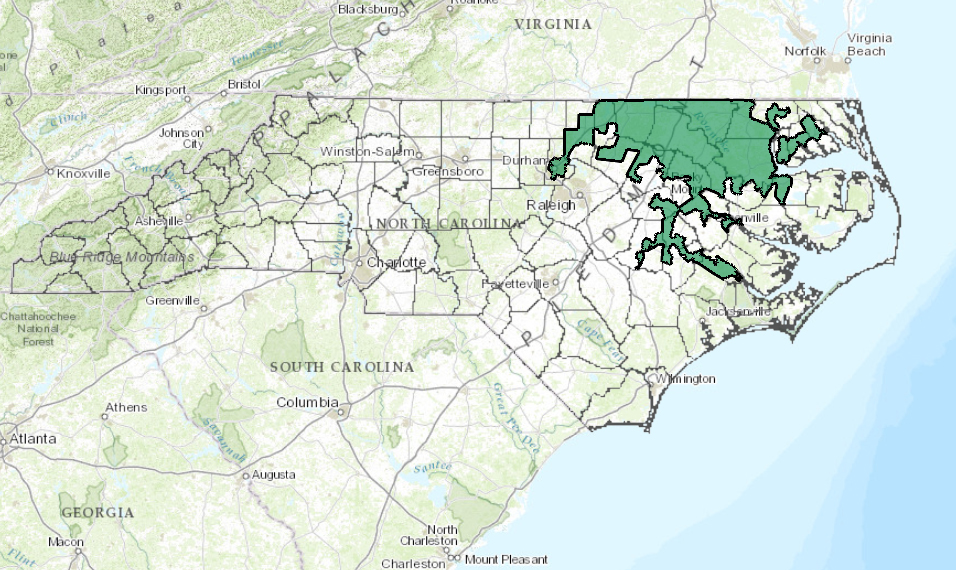 North Carolina District 1 (Wikimedia Commons)