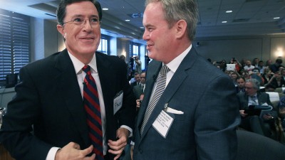 Trevor Potter and Stephen Colbert