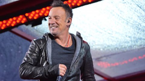 Bruce Springsteen performs on World AIDS Day (Photo by Slaven Vlasic/Getty Images for (RED))