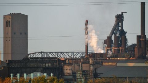 U.S. Steel mill in Gary, Indiana