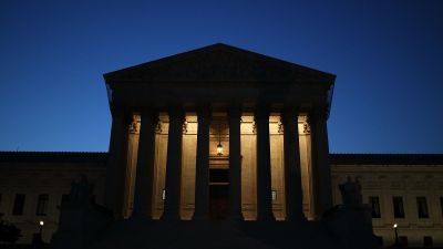 Supreme Court in darkness