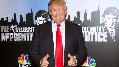 Donald Trump at "Celebrity Apprentice" Red Carpet Event