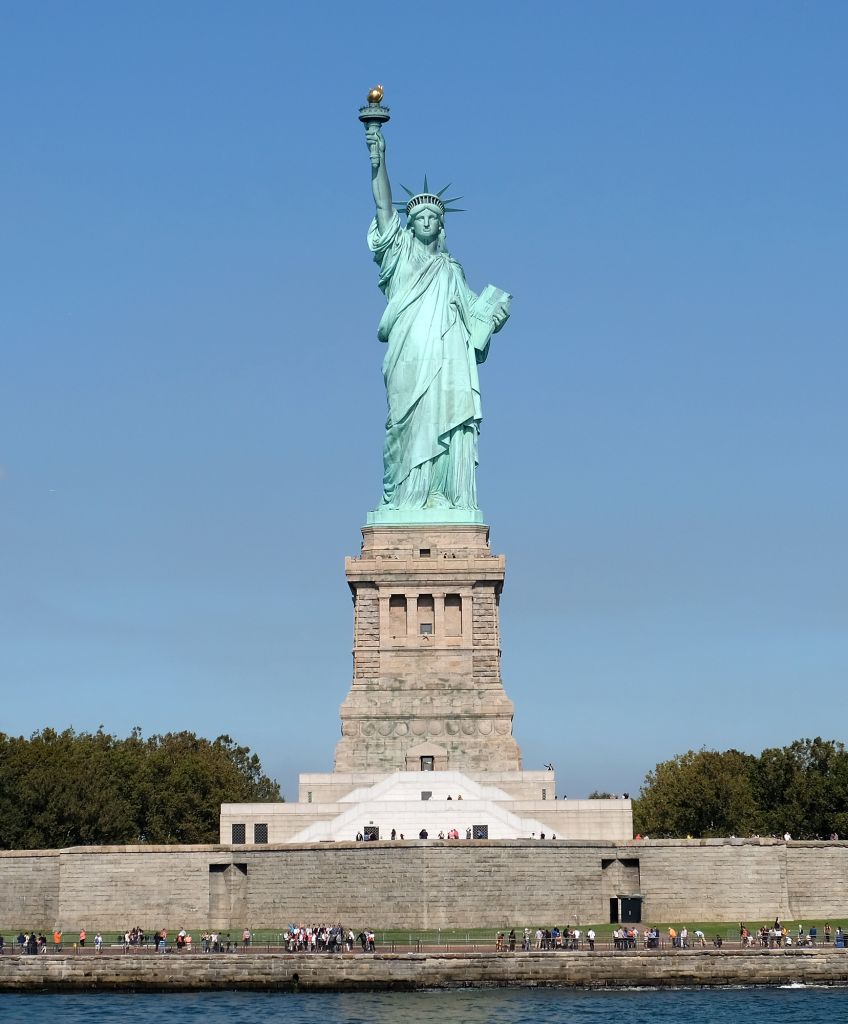 A view of the Statue of Liberty on Oct. 6, 2016 in New York City. (Photo by D Dipasupil/Getty Images)