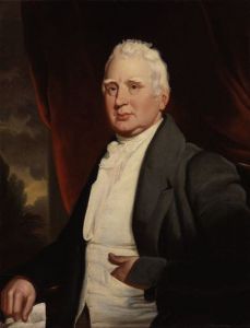 Portrait of William Cobbett painted circa 1831 by artist George Cooke (National Portrait Gallery UK) 