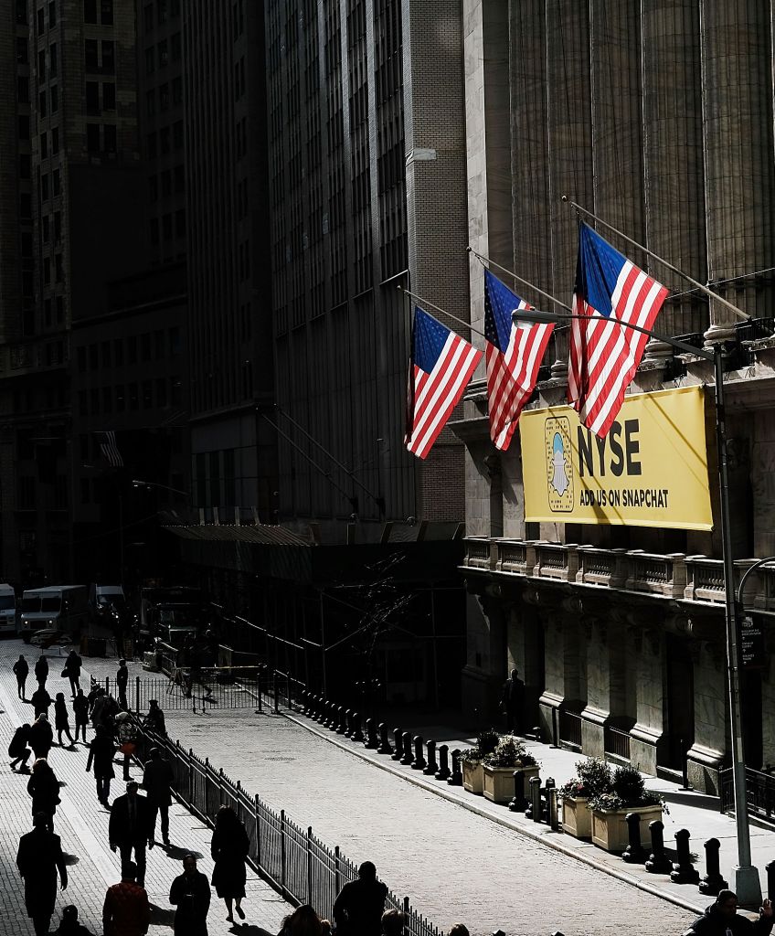 The New York Stock Exchange (NYSE). The Trump White House is to begin a review of the Dodd-Frank Act that legislated reforms of the financial industry following the 2008 economic meltdown. (Photo by Spencer Platt/Getty Images)