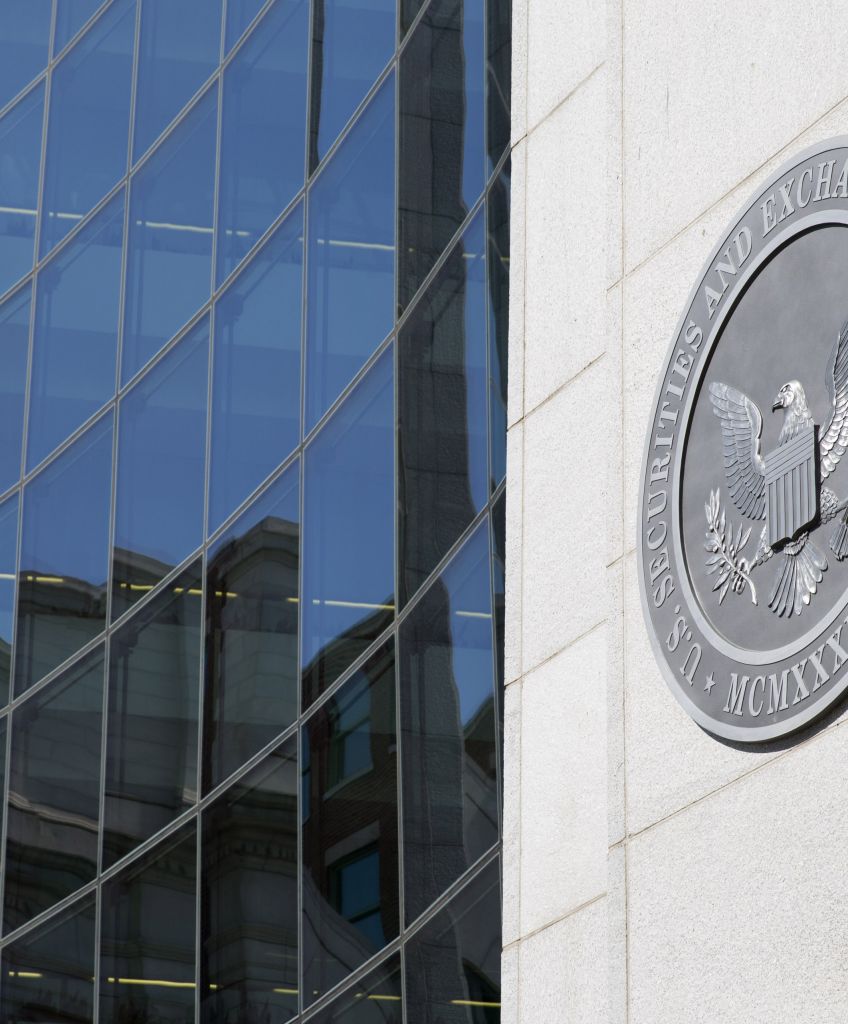 The Securities and Exchange Commission (SEC) headquarters building in Washington, DC, (Photo by Joshua Roberts/Bloomberg via Getty Images)