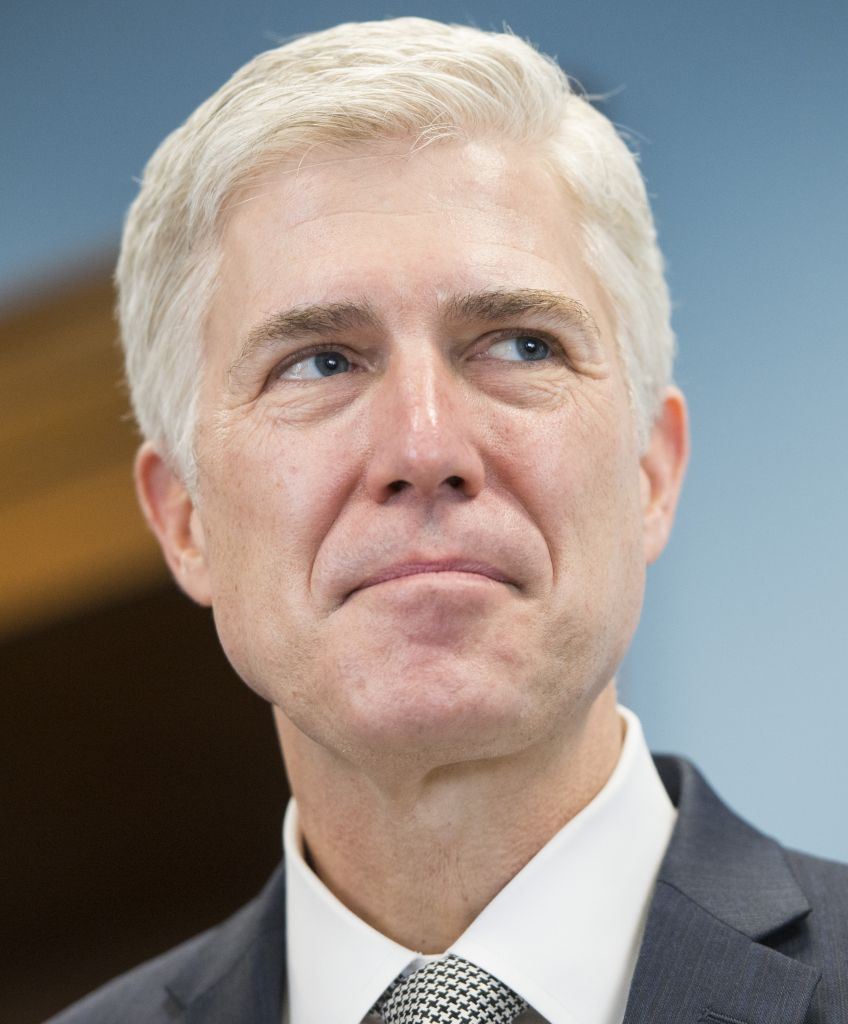 Neil Gorsuch, Supreme Court Justice nominee, during a meeting with Sen. Susan Collins (R-ME) in her office, February 9, 2017. (Photo By Tom Williams/CQ Roll Call)