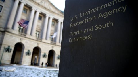 A view of the US Environmental Protection Agency (EPA) headquarters on March 16, 2017 in Washington, DC. (Photo by Justin Sullivan/Getty Images)
