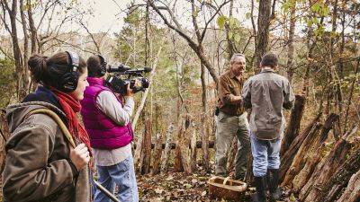 Appalshop program participants filming. (Photo by Shawn Poynter Photography)