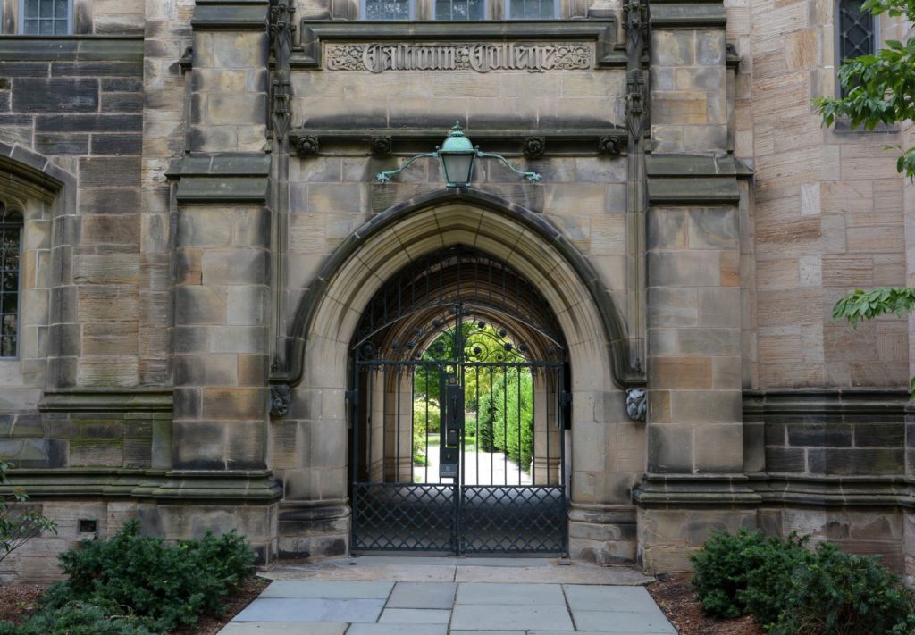 A view of Calhoun College at Yale University, New Haven, Connecticut. (Photo by Michael Marsland/Yale University)