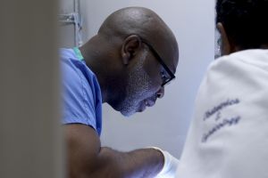 Dr. Willie Parker is one of two doctors who perform abortions in Mississippi. He says that it’s hard for many protesters to accept that he performs abortions because he is Christian. (Photo courtesy of Trapped documentary, Trilogy Films)