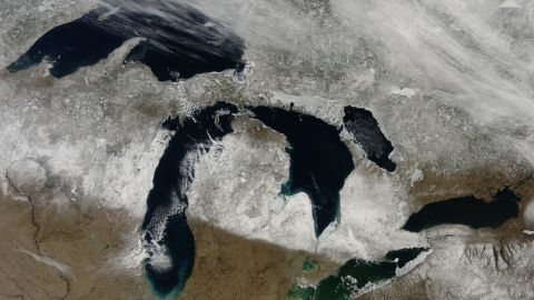 NASA image of the Great Lakes captured on March 28, 2011. (Photo by NASA Goddard Space Flight Center/ flickr CC 2.0)