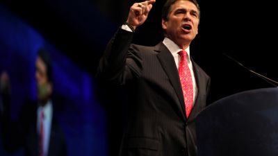 Then-Texas Gov. Rick Perry at the 2012 CPAC in Washington, DC. (Photo by Gage Skidmore/ flickr CC 2.0)