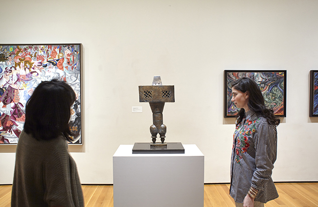 Installation view of Parviz Tanavoli's “The Prophet” (1964) at MoMA. (Photo by Robert Gerhardt)