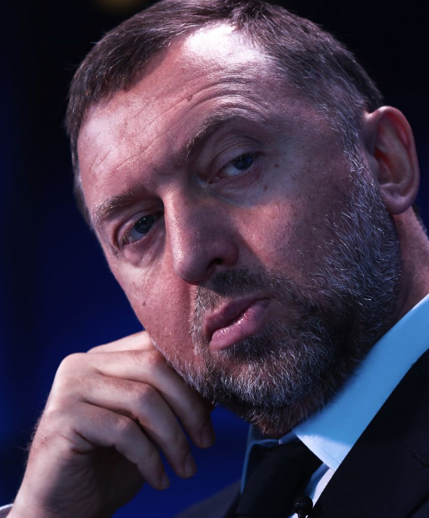 Russian billionaire Oleg Deripaska during the St. Petersburg International Economic Forum (SPIEF) in Saint Petersburg, Russia, on June 1, 2017. (Photographer: Simon Dawson/Bloomberg via Getty Images)