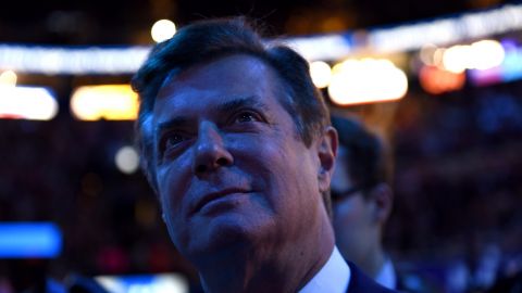 Trump campaign manager Paul Manafort listens to Ivanka Trump speak at the Republican National Convention in Cleveland on July 21, 2016. (Photo by Michael Robinson Chavez/The Washington Post via Getty Images)