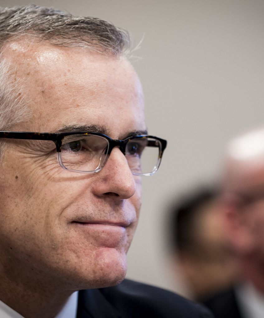 Acting FBI Director Andrew McCabe testifies before a House Appropriations subcommittee meeting on the FBI's budget requests for FY2018 on June 21, 2017 in Washington, DC. McCabe became acting director in May, following President Trump's dismissal of James Comey. (Photo by Pete Marovich/Getty Images)