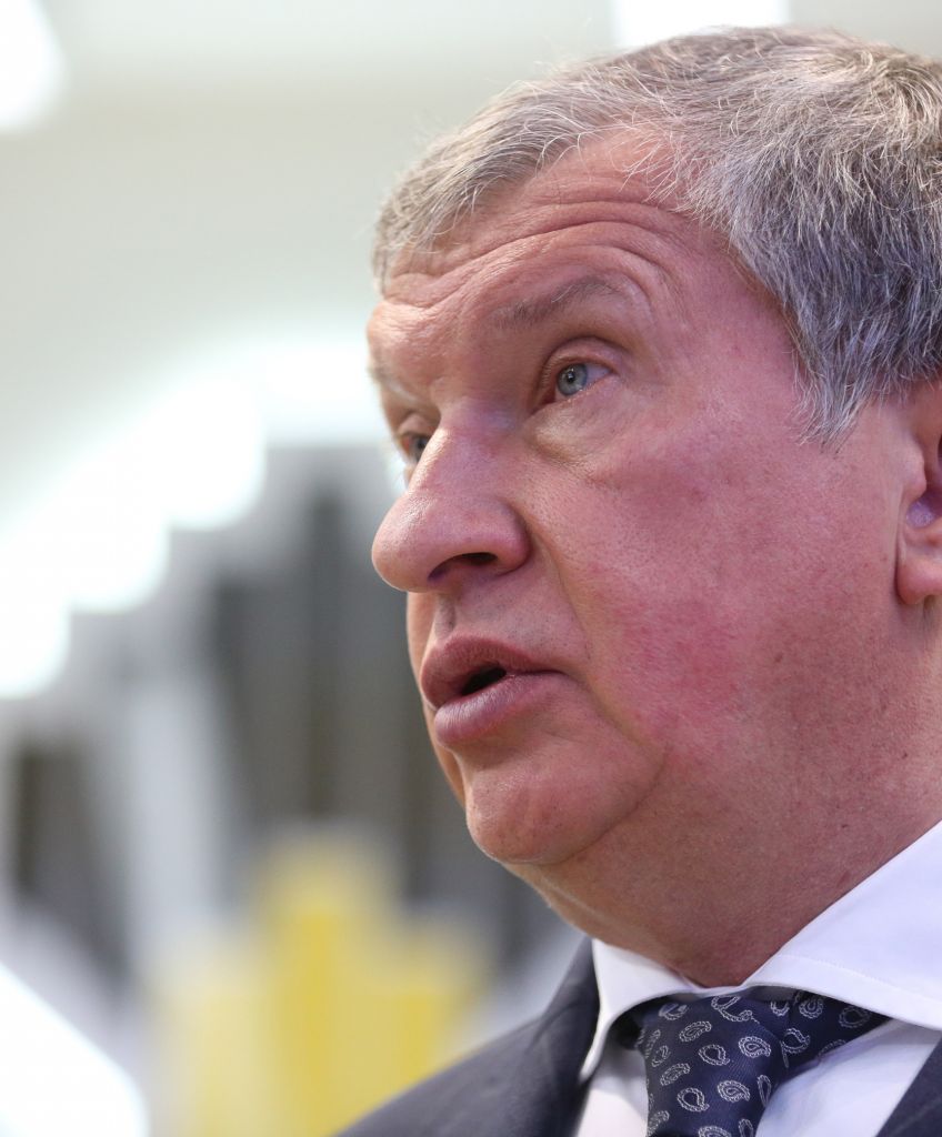 Igor Sechin, chief executive officer of OAO Rosneft. Photographer: Andrey Rudakov/Bloomberg via Getty Images