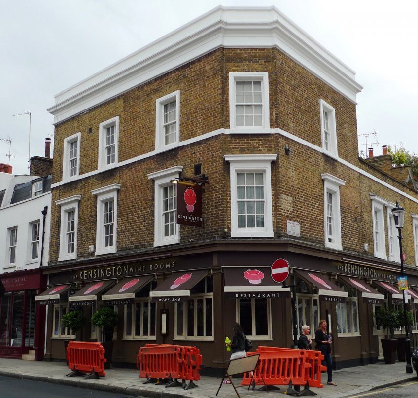 Kensington Wine Rooms, 127-129 Kensington Church Street (Ewan Munro/Wikicommons)