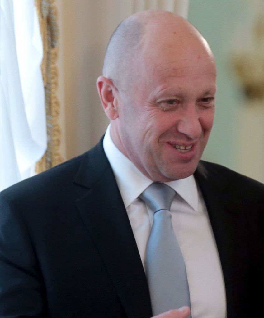 Concord Catering general director Yevgeny Prigozhin at a meeting of Russian and Turkish government officials and business leaders in August 2016. (Photo by Mikhail Metzel TASS via Getty Images)