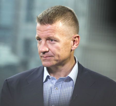Erik Prince, March 16, 2017. A former U.S. Navy SEAL, Prince is best known for his role running Blackwater Security. (Photo by Justin Chin/Bloomberg via Getty Images)